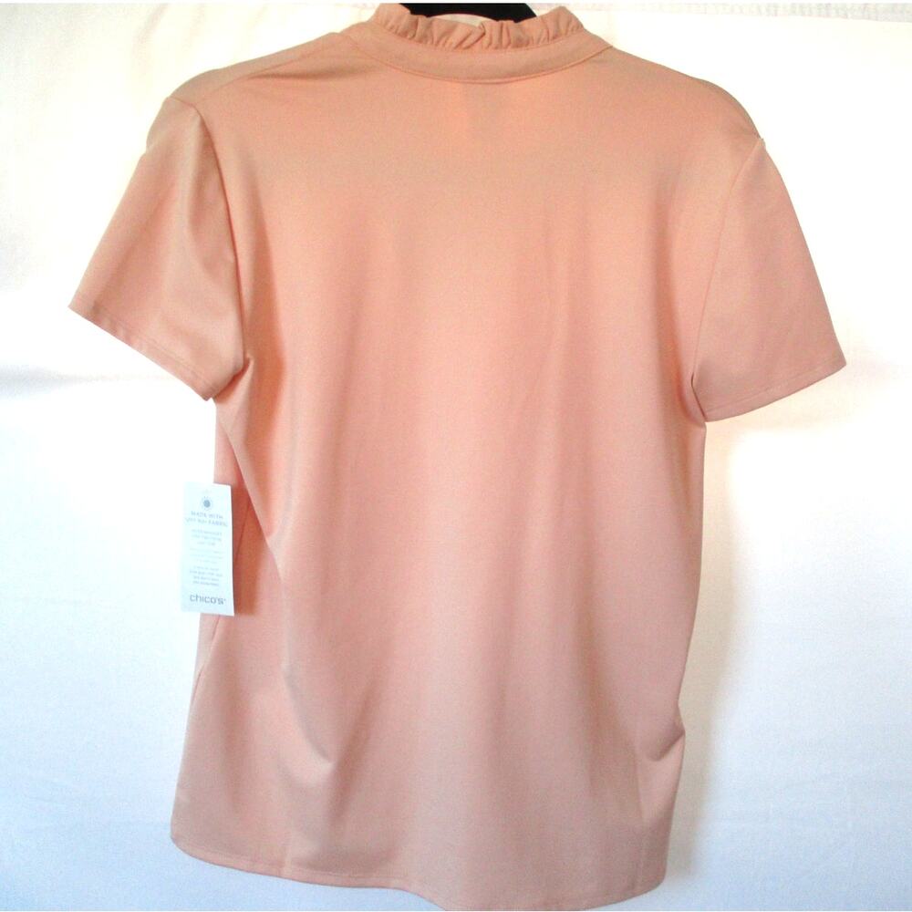Chico's Zenergy Women's Skort & Shirt Set Peach NWT Size 4/6 - Picture 5 of 16